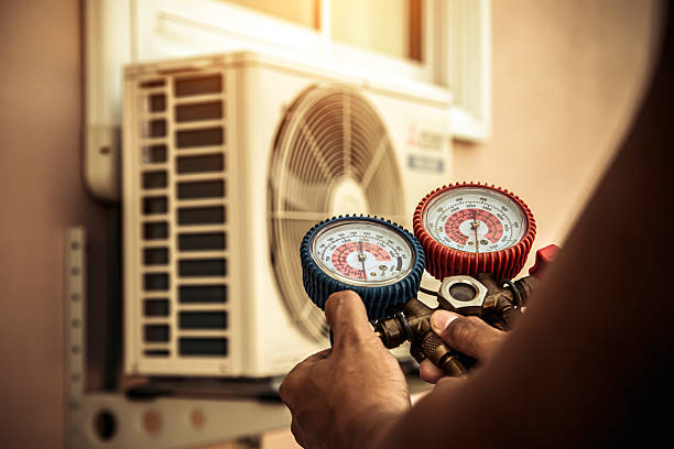 Professional Ductwork Repair technician working in Swansea, MA